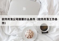 软件开发公司需要什么条件（软件开发工作条件）